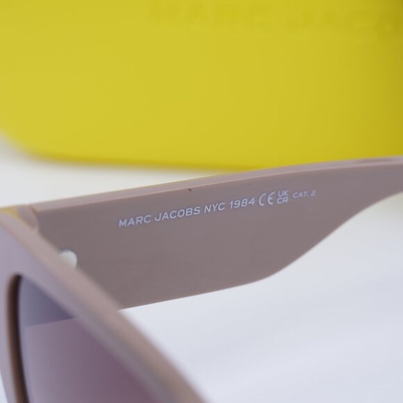 Marc Jacobs MARC 695/S 0NOY HA Square Sunglasses - Nude Brown\Brown Gradient - Picture 8 of 10